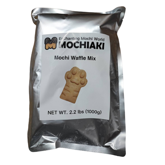 mochi waffle mix, waffle mix, mochiaki, pancake mix, mochi waffle